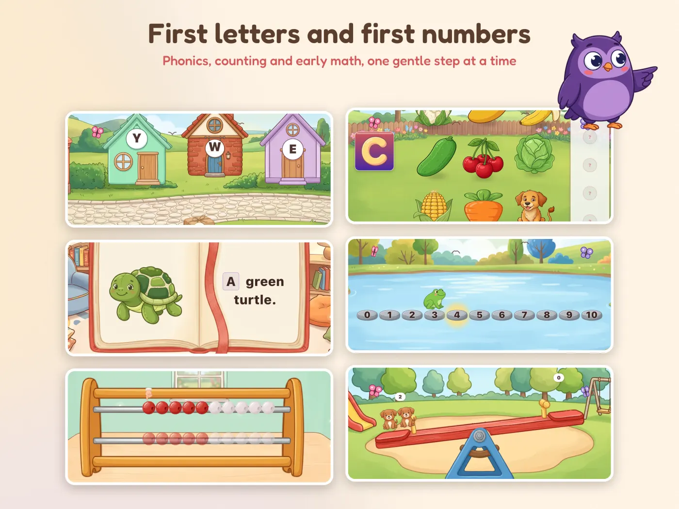 First letters and first numbers